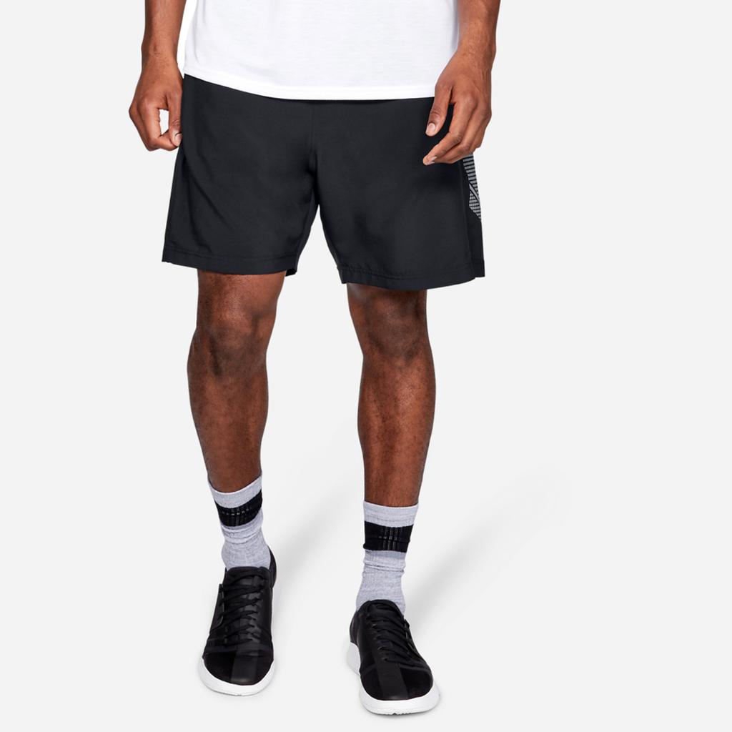 under armour graphic woven shorts