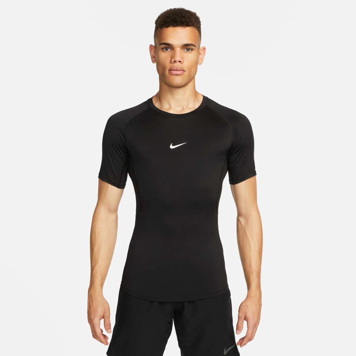 NIKE PRO DRI-FIT TIGHT SHORT-SLEEVE FITNESS TOP apatiniai