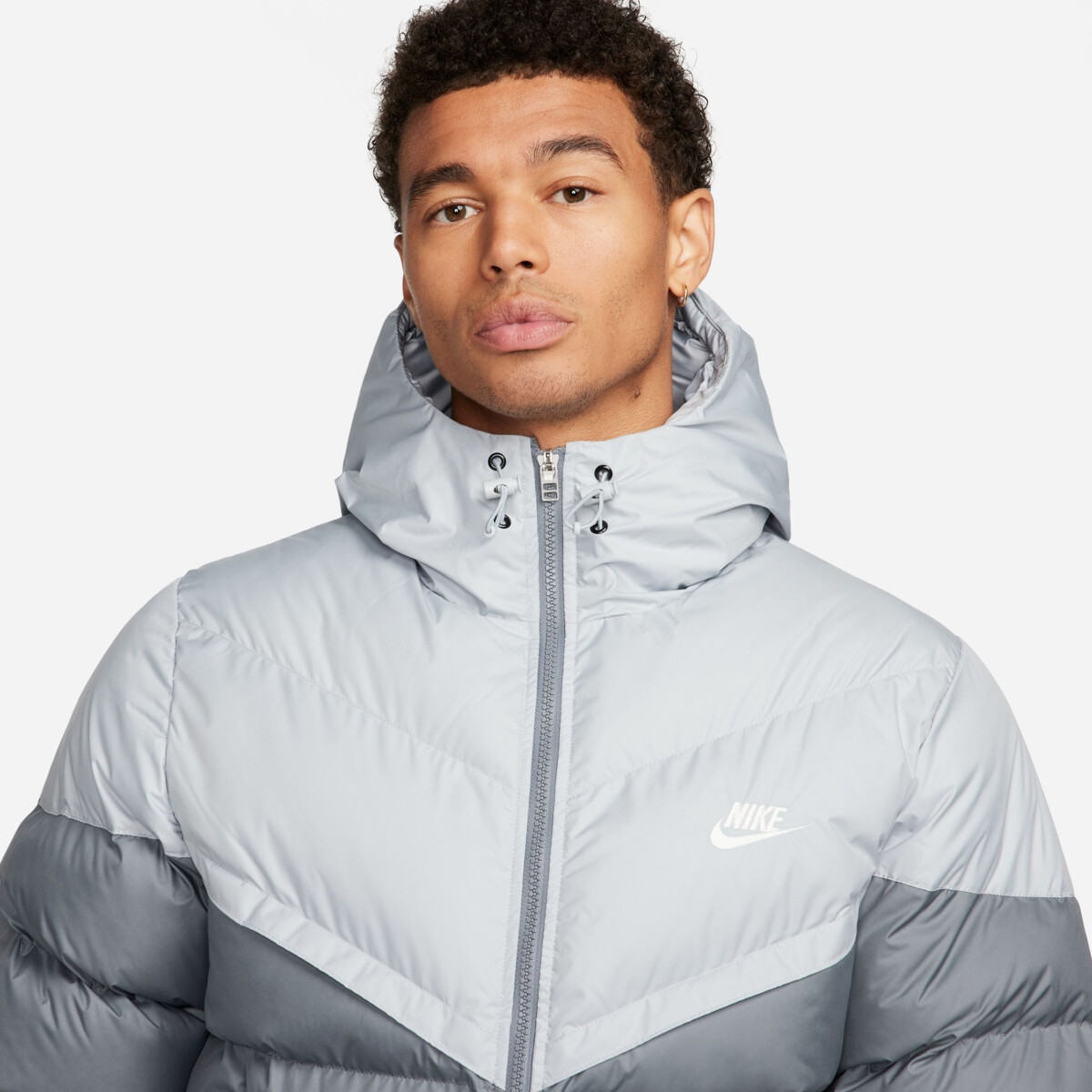 P*e様 NIKE hooded puffer down jacket sky NIKE STORM-FIT WINDRUNNER PRIMALOFT® MEN'S HOODED PUFFER JACKET