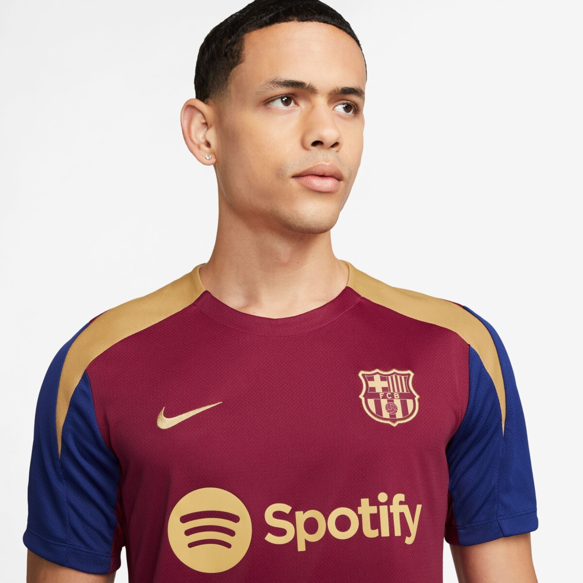NIKE FC BARCELONA MEN'S DRI-FIT FOOTBALL JERSEY marškinėliai