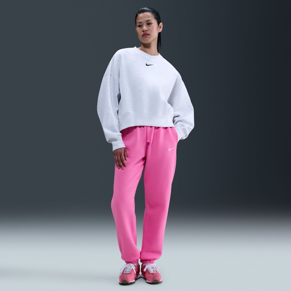 NIKE SPORTSWEAR PHOENIX FLEECE HIGH RISE OVERSIZED SWEATPANTS kelnės