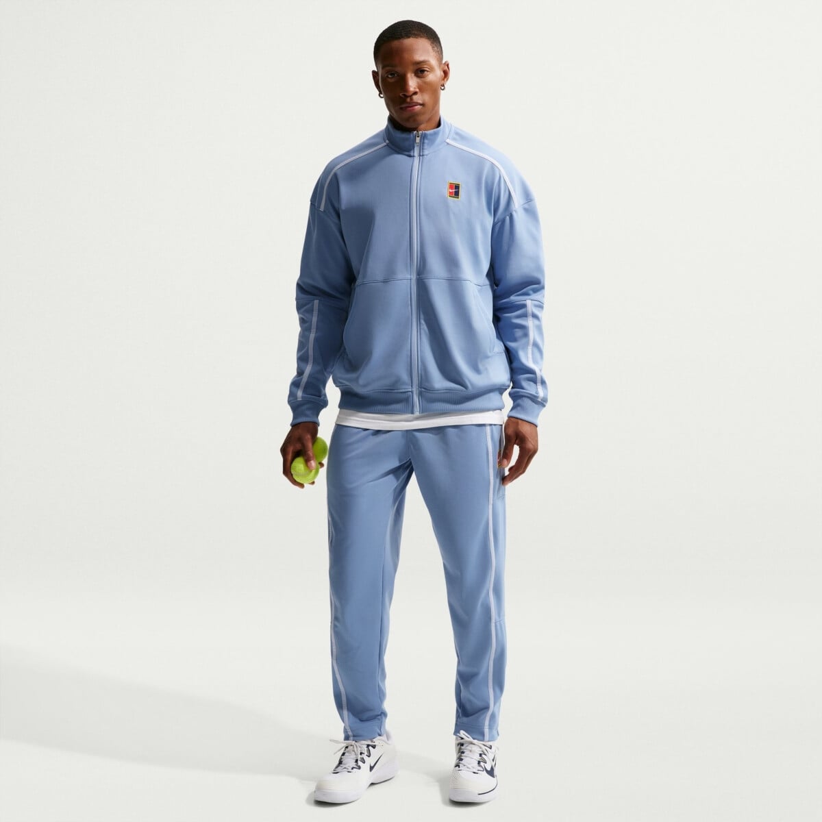 NIKE ALLCOURT LTHR（fargment） NIKE COURT HERITAGE TENNIS PANTS kelnės