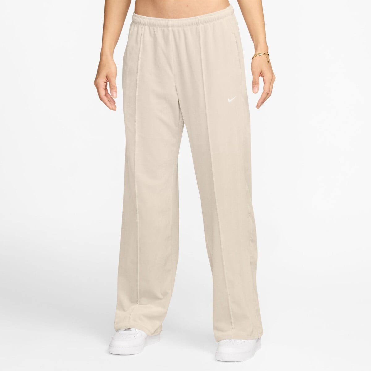NIKE SPORTSWEAR CHILL KNIT MID-RISE VELOUR PANTS kelnės