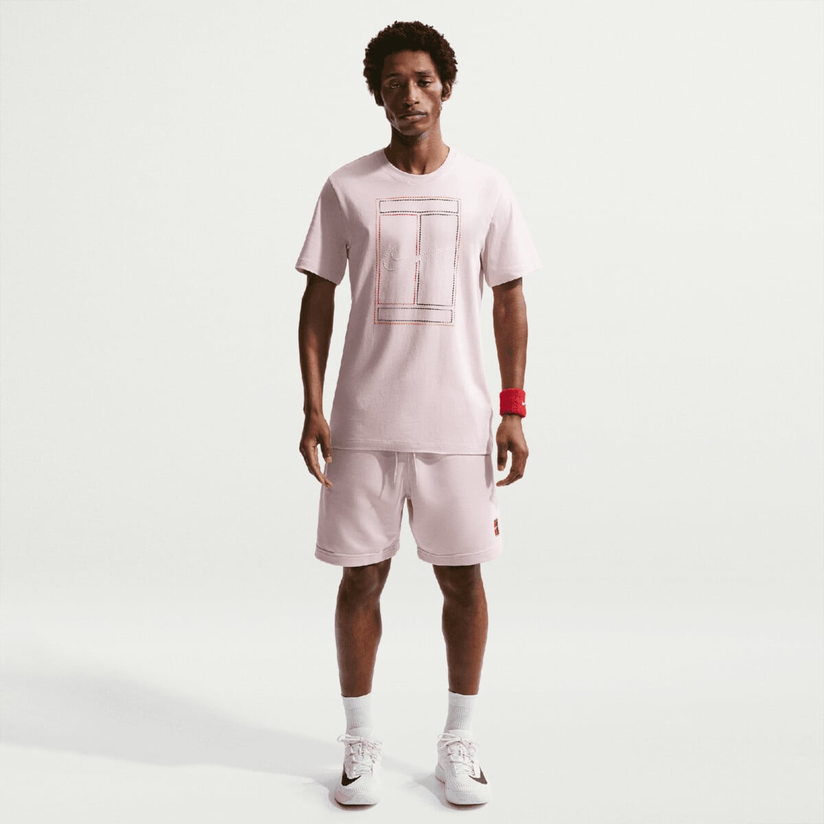 25＿mm NIKE COURT HERITAGE DRI-FIT FLEECE TENNIS SHORTS šortai