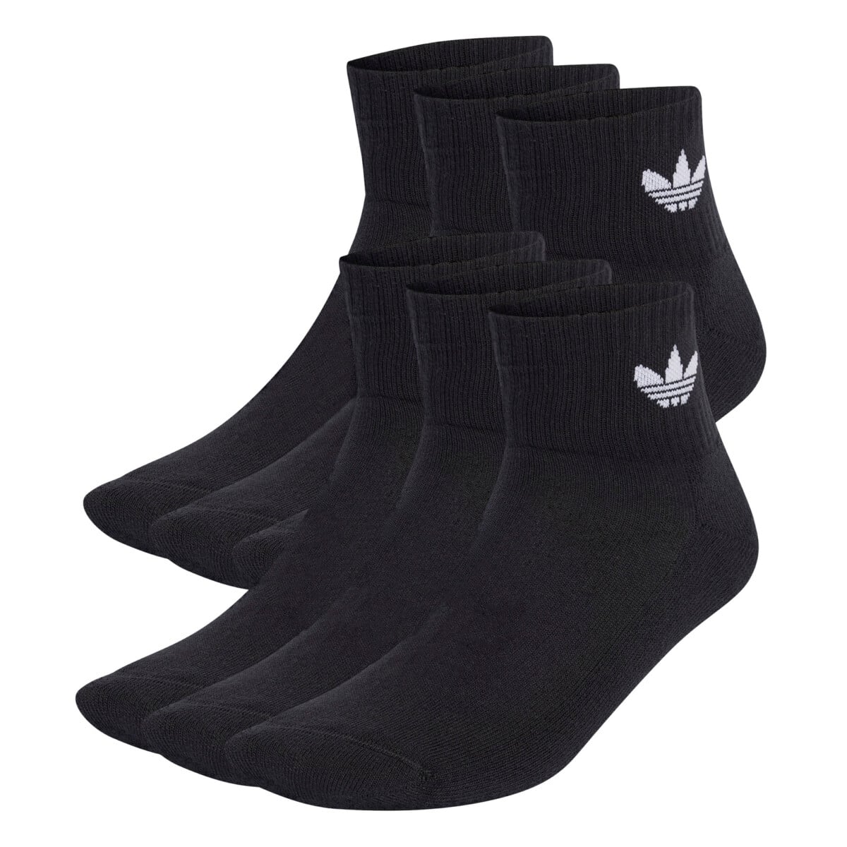 ＊coco＊ ADIDAS ORIGINALS MID ANKLE SOCKS 6 PAIRS kojinės