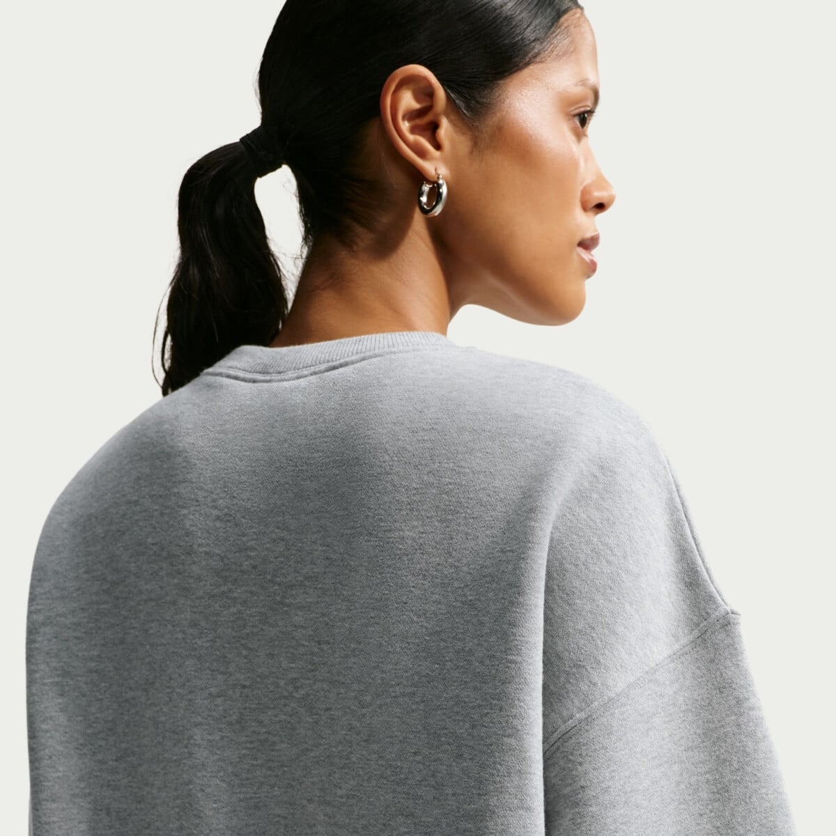 NIKE STUDIO FLEECE MEDIUM WEIGHT OVERSIZED CREW džemperiai