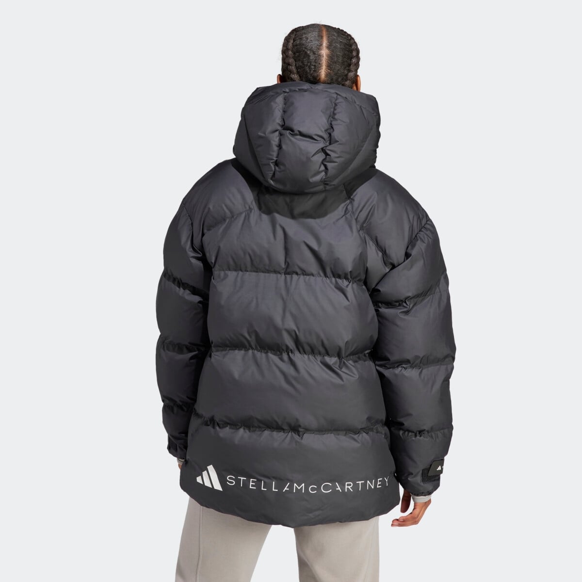 ADIDAS BY STELLA MCCARTNEY WOMENS PADDED MID-LENGTH PRINTED JACKET