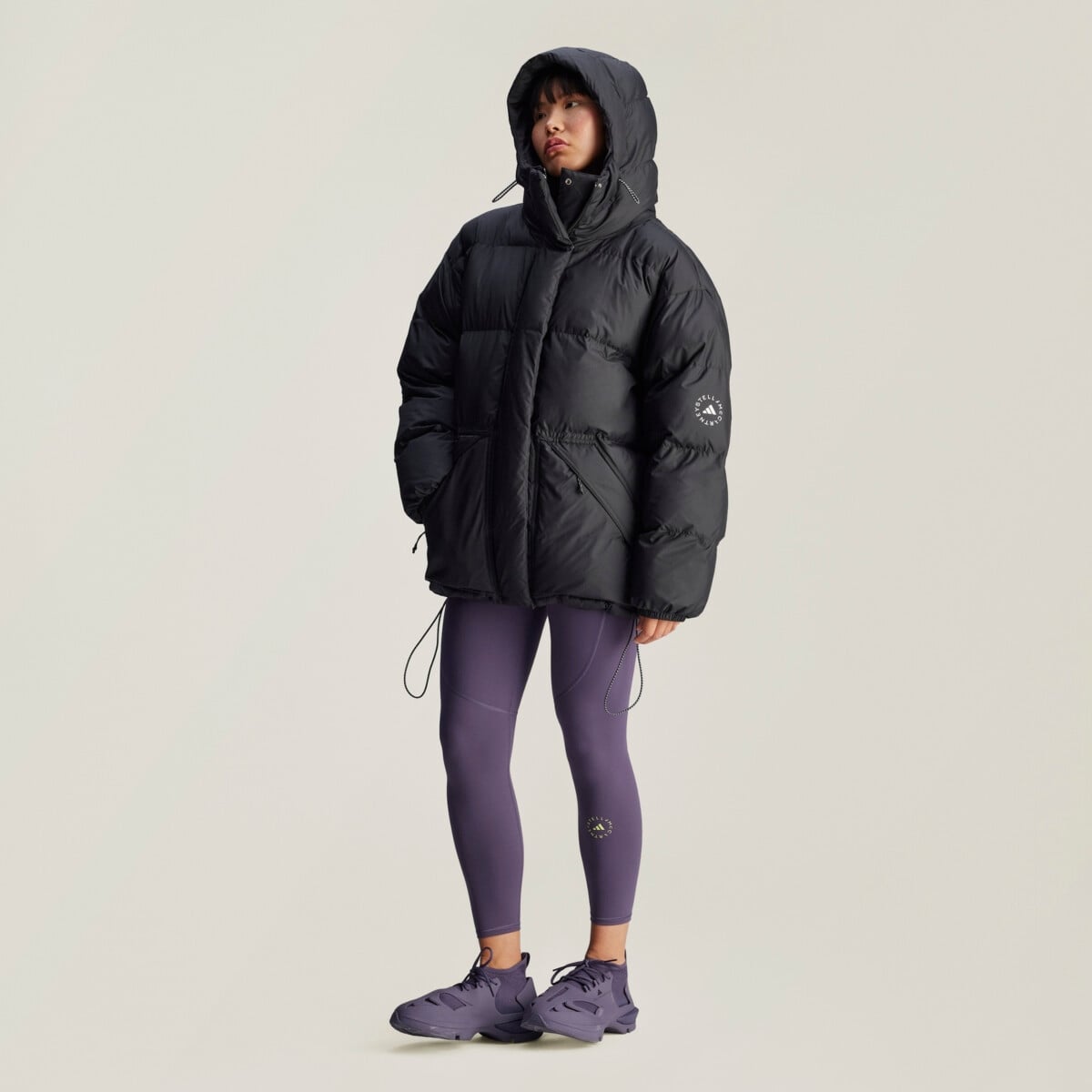 ADIDAS BY STELLA MCCARTNEY WOMEN'S REVERSIBLE PADDED MID-LENGTH