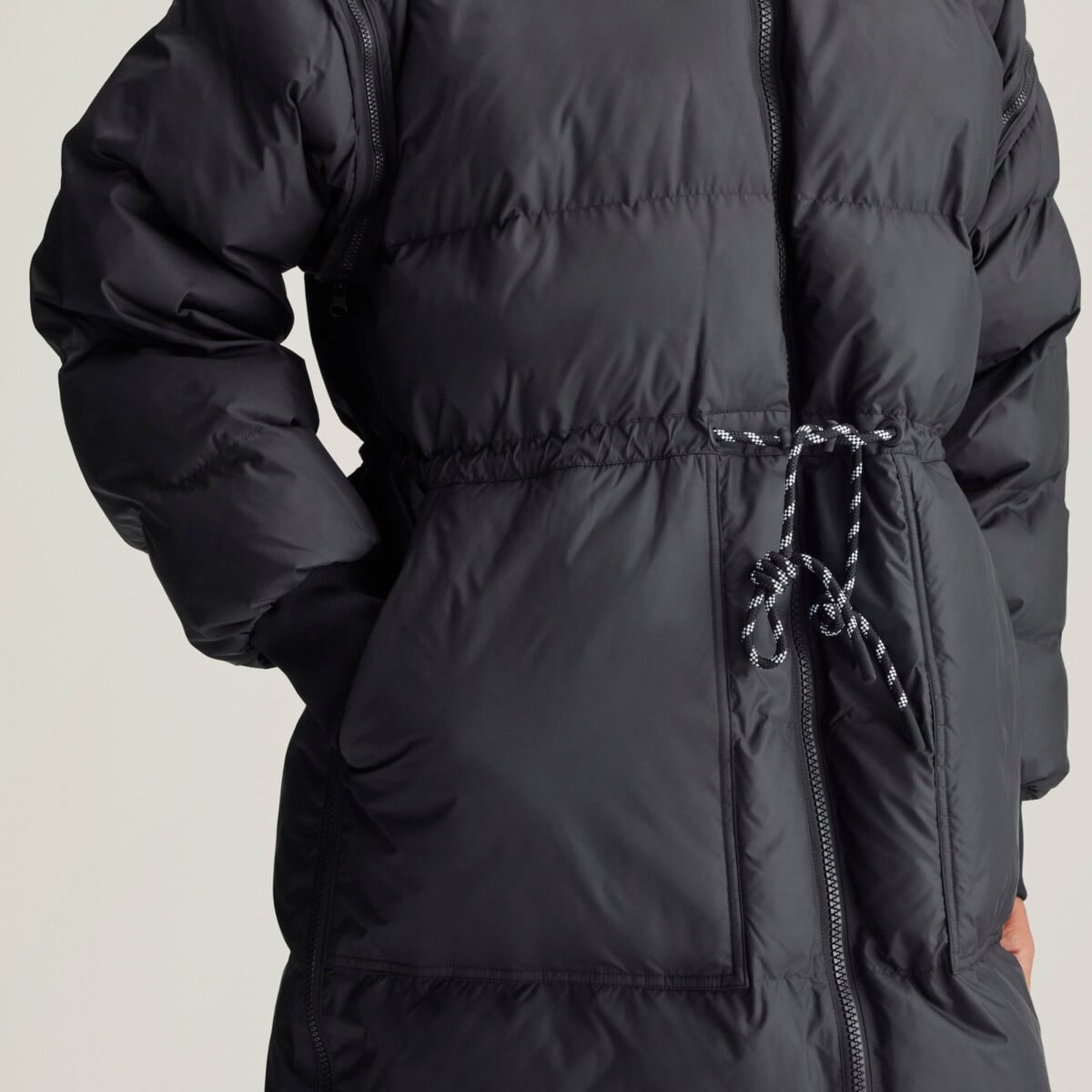 ADIDAS BY STELLA MCCARTNEY LONG PADDED WINTER JACKET striukės ir
