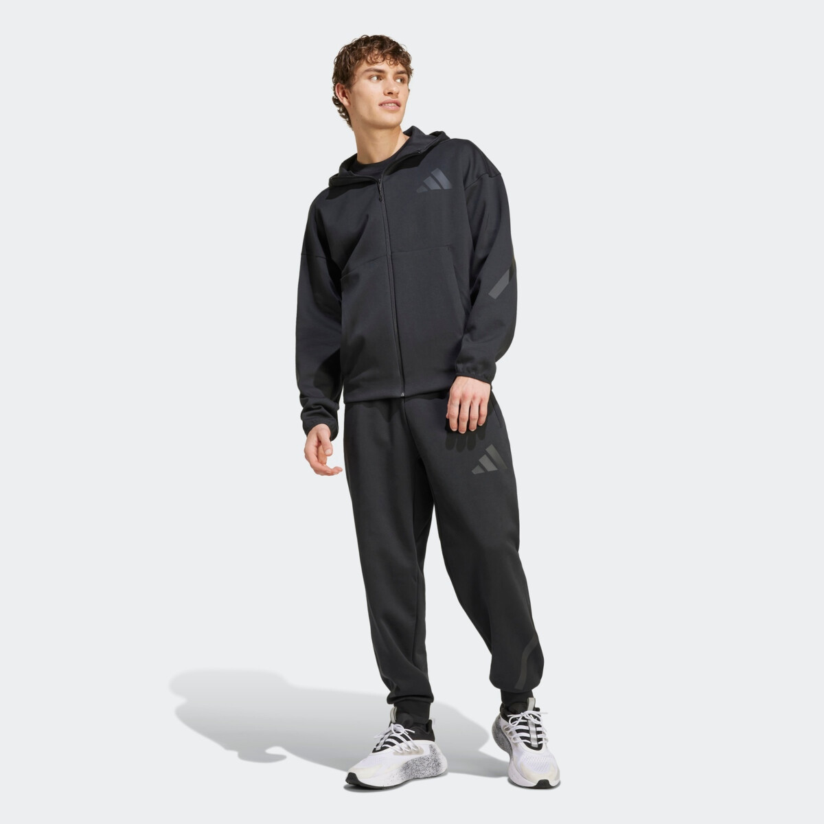 ADIDAS Z.N.E. FULL-ZIP HOODED TRACK JACKET džemperiai