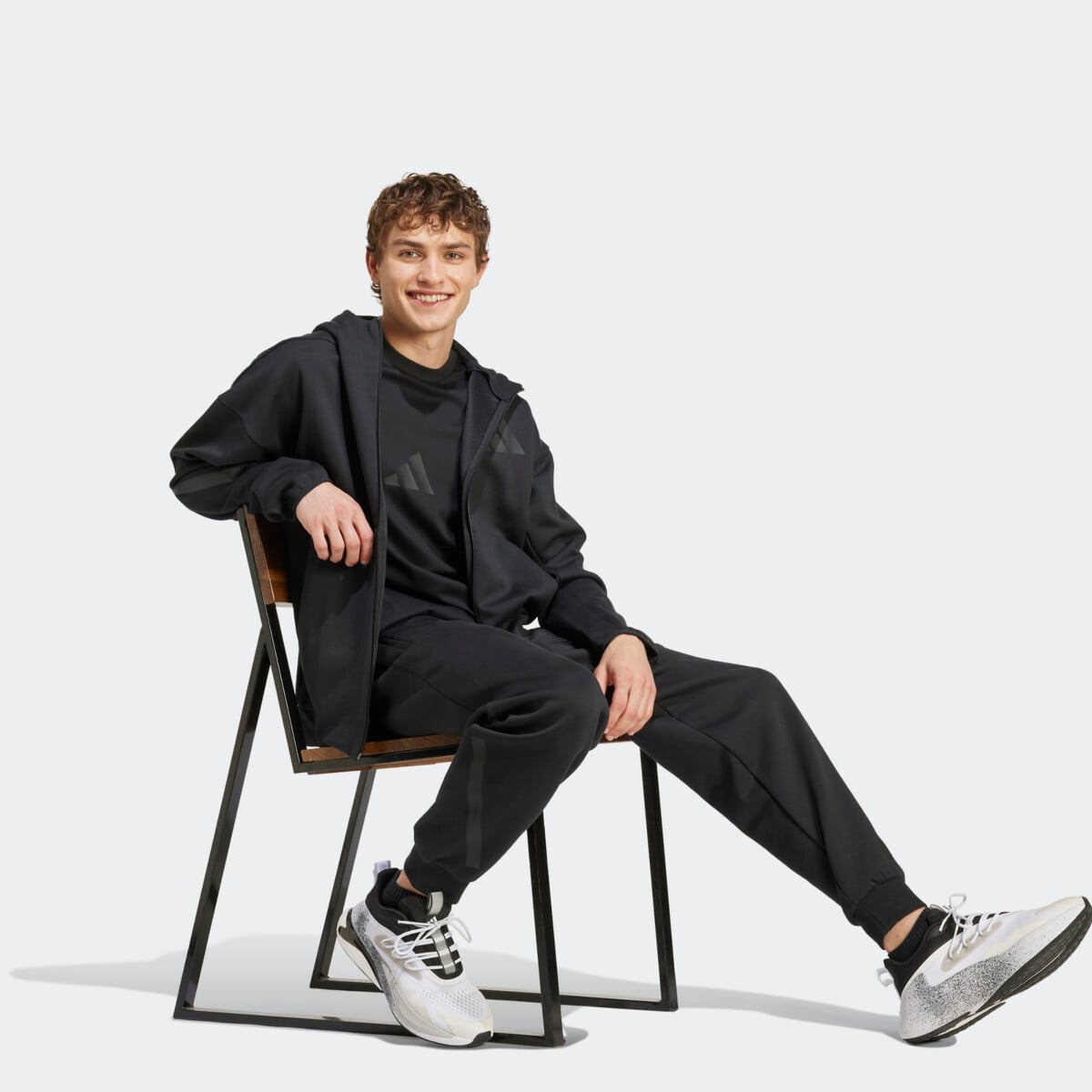 ADIDAS Z.N.E. FULL-ZIP HOODED TRACK JACKET džemperiai