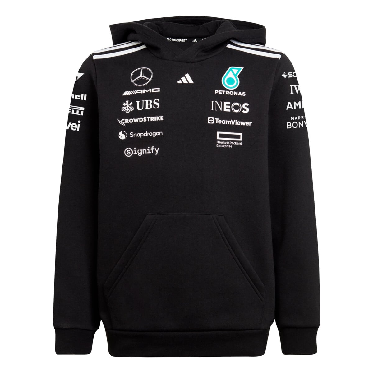 ADIDAS MERCEDES - AMG PETRONAS FORMULA ONE TEAM HOODED džemperiai