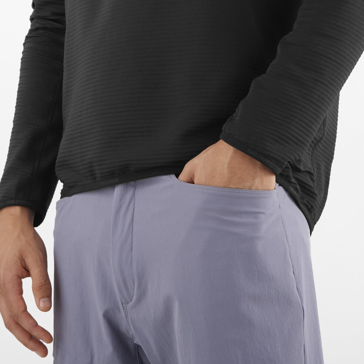 SALOMON SNTIAL LIGHTWARM HALF-ZIP flisai