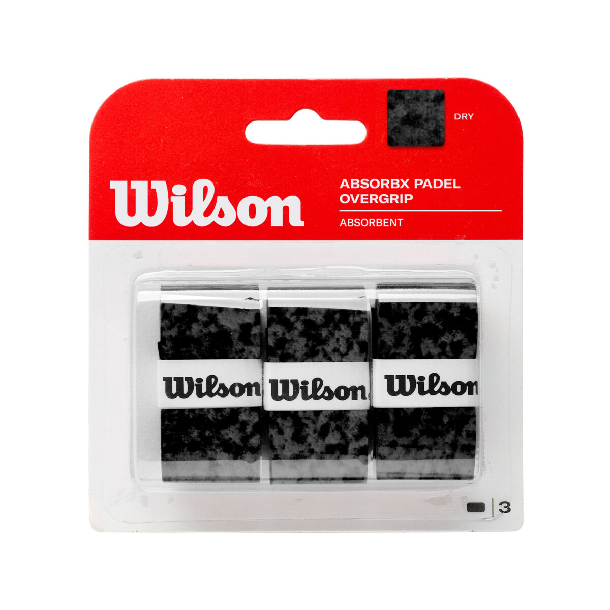 WILSON ABSORBX OVERGRIP PADEL 3 PACK apvijos