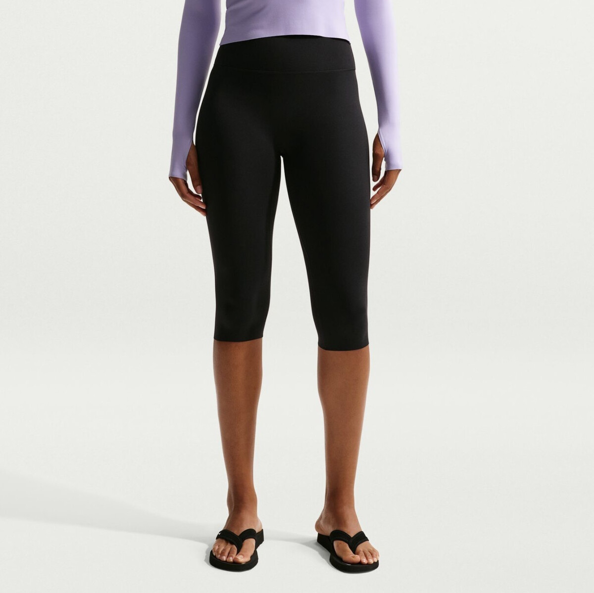 NIKE ZENVY HIGH RISE CAPRI LEGGINGS šortai