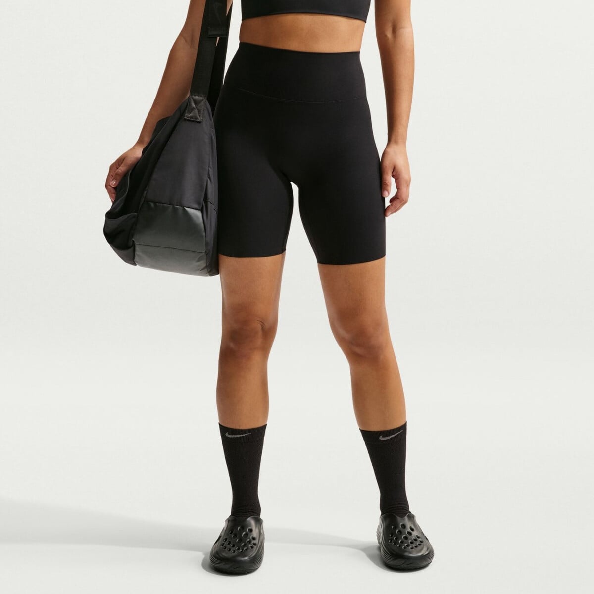カホtheredthread S ring biker shorts co NIKE ZENVY HIGH RISE 8