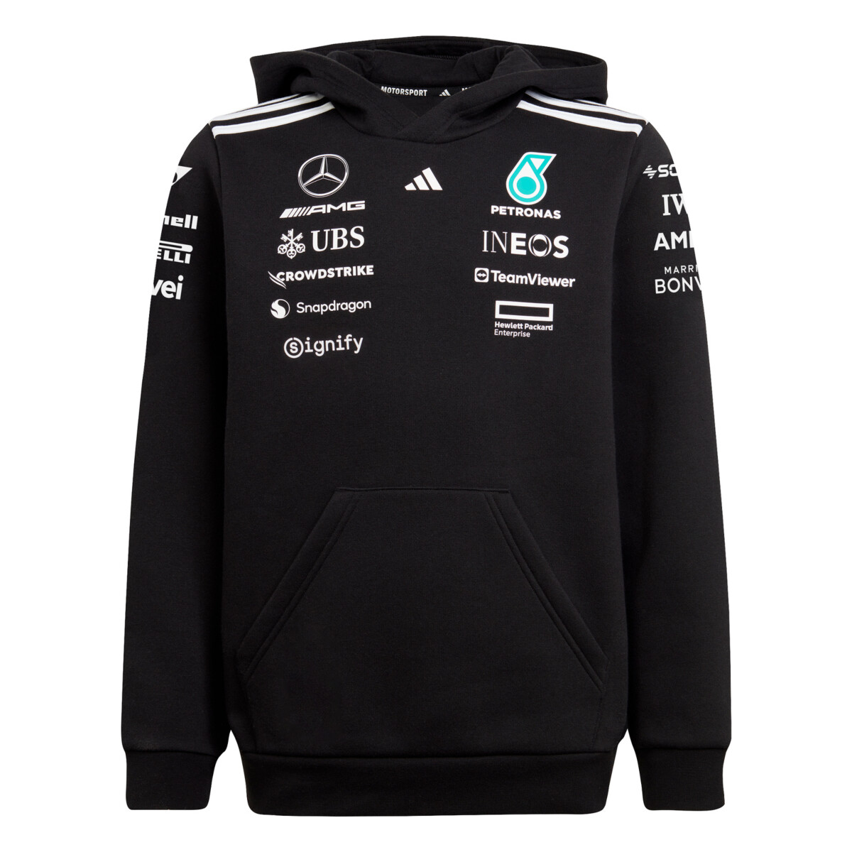 ADIDAS MERCEDES - AMG PETRONAS FORMULA ONE TEAM HOODED džemperiai