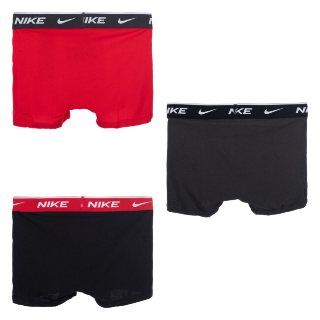 NIKE EVERYDAY COTTON SOLID BOXER BRIEFS (3-PACK) apatiniai