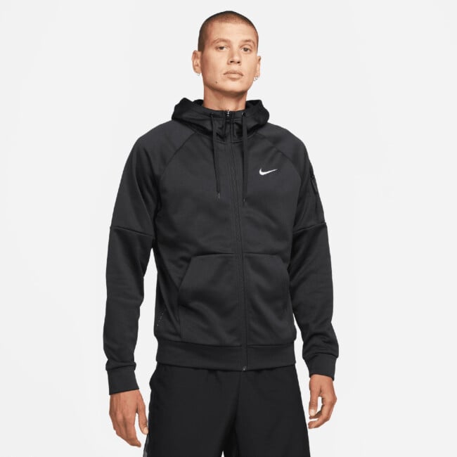 NIKE THERMA THERMA-FIT FULL-ZIP FITNESS TOP džemperiai