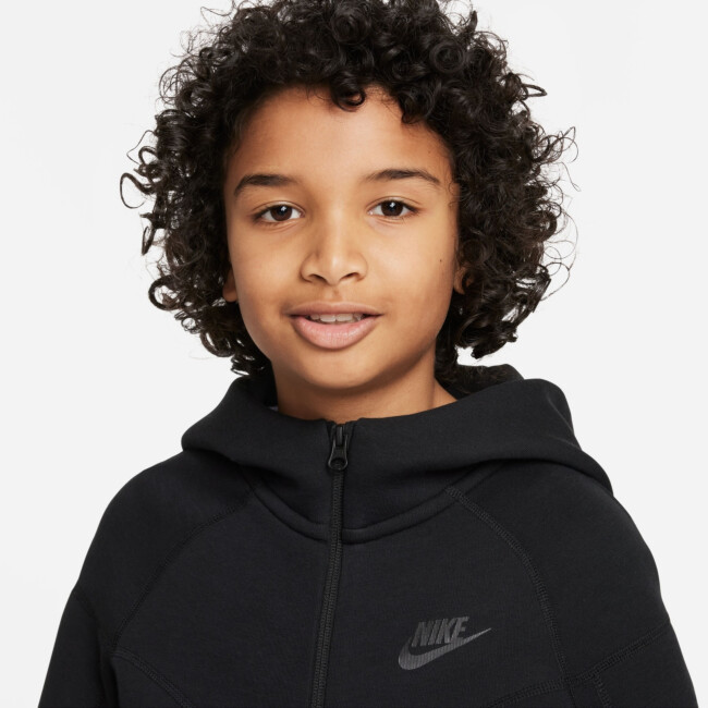 NIKE SPORTSWEAR TECH FLEECE BOYS' FULL-ZIP HOODIE džemperiai
