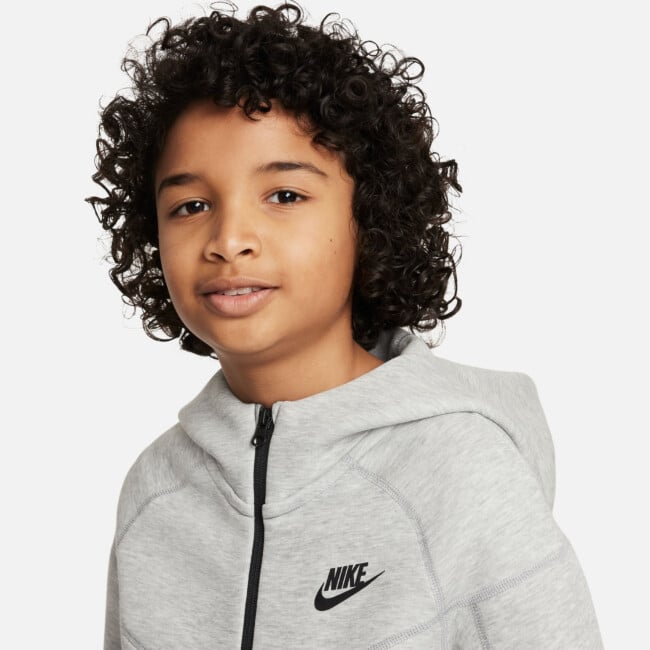 NIKE SPORTSWEAR TECH FLEECE BOYS' FULL-ZIP HOODIE džemperiai