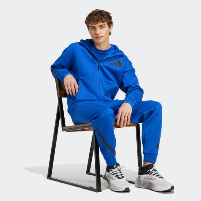 ADIDAS MEN'S NEW ADIDAS MEN'S Z.N.E. FULL-ZIP HOODED TRACK