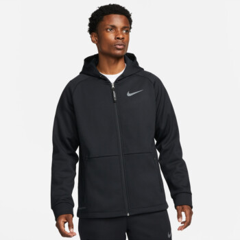 NIKE THERMA SPHERE MEN'S THERMA-FIT HOODED FITNESS JACKET striukės