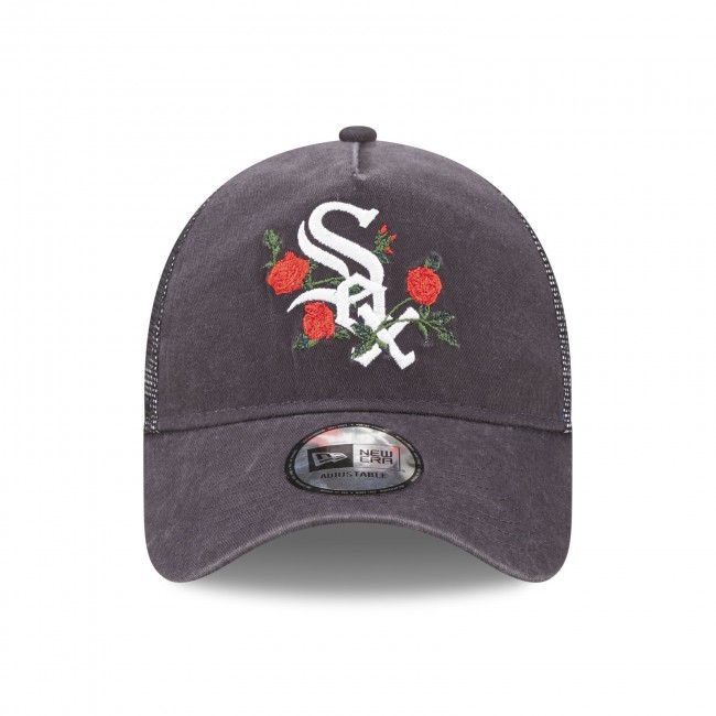 New era chicago white sox flower 9forty aframe trucker cap Kepurės