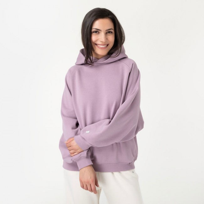 Sweat à Capuche Long Sykooria Femme - Style Robe - 80% Coton - Poches Latérales
